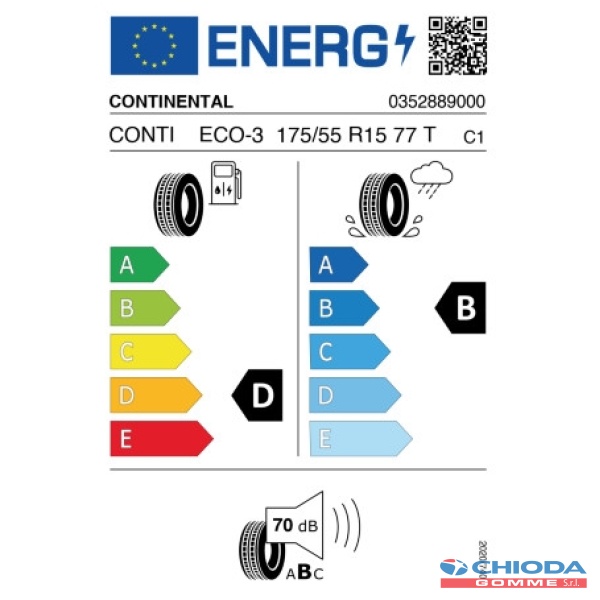 CONTINENTAL ECO CONTACT 3 - immagine 2