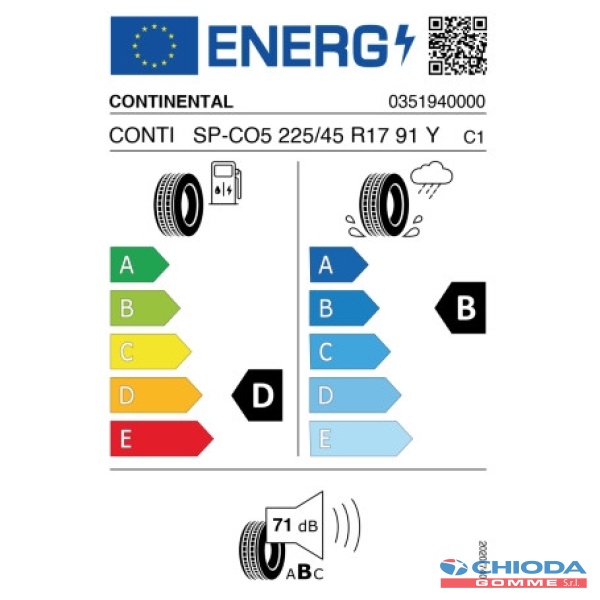 CONTINENTAL CONTI SPORT CONTACT 5 (AO) - immagine 2