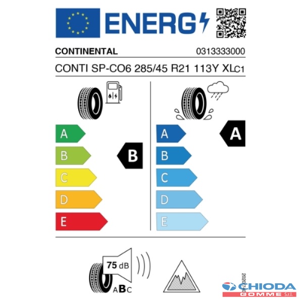 CONTINENTAL SPORT CONTACT 6 (AO2) FP XL - immagine 2