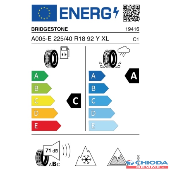 BRIDGESTONE A005 EVO XL - immagine 2