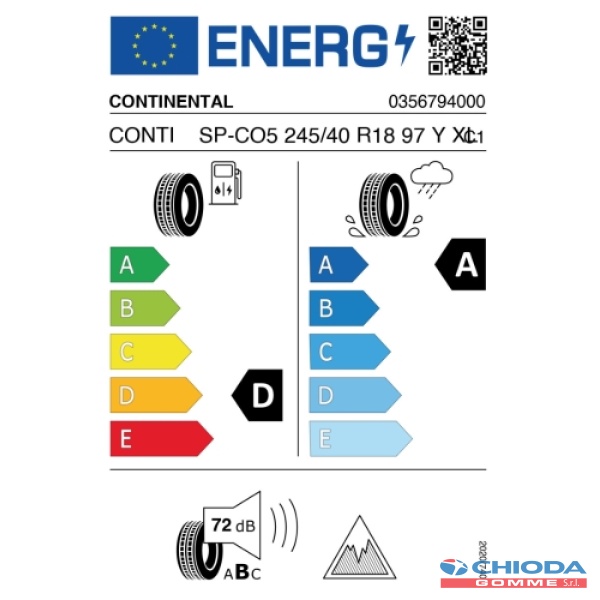 CONTINENTAL CONTI SPORT CONTACT 5 (AO) - immagine 2