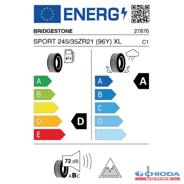 BRIDGESTONE POTENZA SPORT FP XL - immagine 2